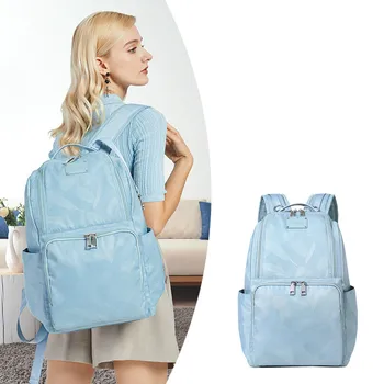 

Fashion Mummy Nappy Bag Multi-functional Large Capacity Mother Bag Double Shoulder Baby Bag Fashion Trendy Back Milk Bag