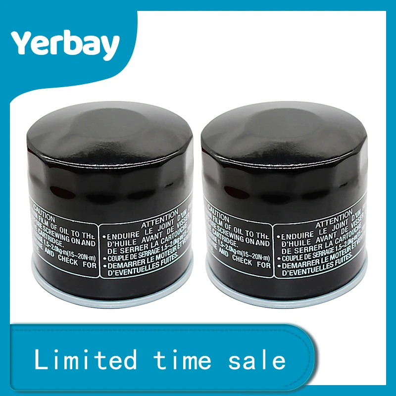 

Yerbay Motorcycle Oil Filter for SUZUKI VLR1800 C109 C1800R C1800RT VS1400 VS1400GLP VS600 VS600GL VS700 VS750 VS800