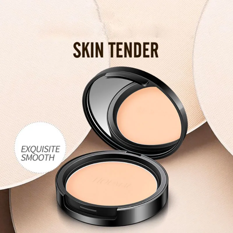 Waterproof Pressed Powder Compact Puder Fond De Teint Couvrant Contour Palette Puder Do Twarzy Po Translucido Compacto Makeup