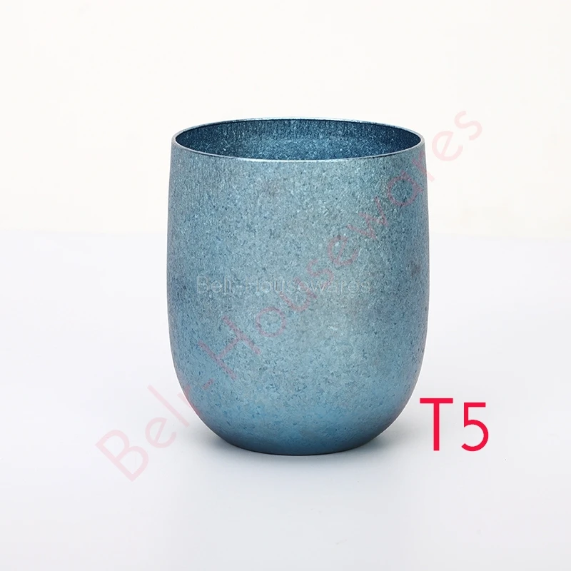 

Titanium Beer Mug Unbreakable Tumbler Cup Double-Layer Cups Lightweight Anti-Scalding Mugs