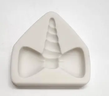 

Cake Tool 2inch unicorn horse ear bow silicone Mold Sugarcraft Chocolate fondant tool sugarcraft mould