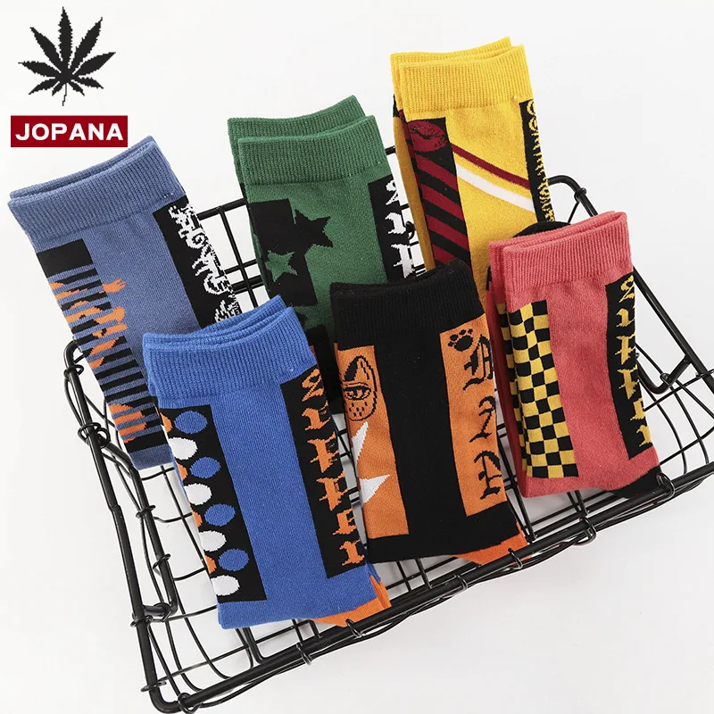 Цветные Подходящие Носки, теплые женские хлопковые забавные носки, милые корейские удобные уличные модные повседневные носки Skarpetki