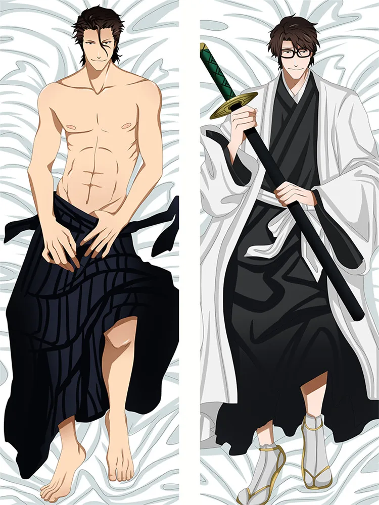 Anime Bleach Kurosaki Ichigo Inoue Orihime Hugging Body Pillowcase Diy