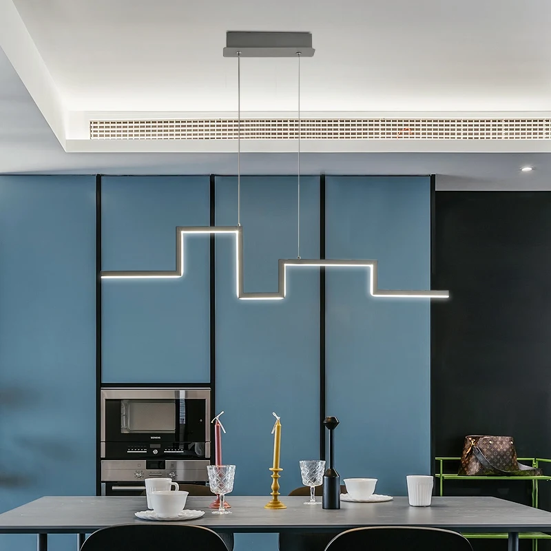 Modern Led Pendant Chandelier For Dining Kitchen Room Bar Suspension luminaire Avize Lustre Hanging Chandeliers for Office Cafe