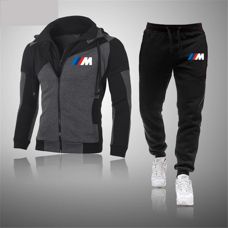

2020Autumn Winter Men's Sets Brand Sportswear Tracksuits 2Piece Sets Men's Clothes Hoodies+Pants Sets Male Streetswear Coat Jack