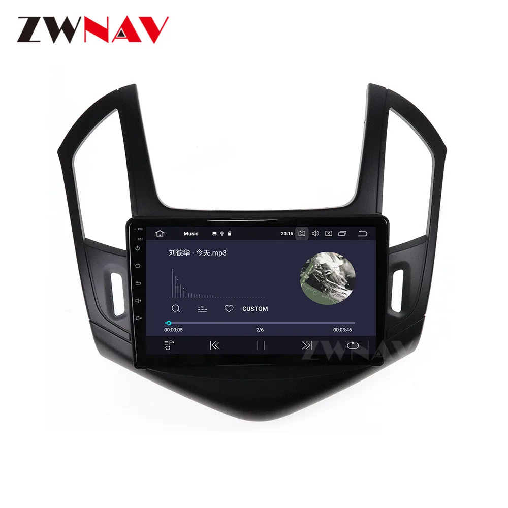 10," Android 9 8 ядерный 4+ 64 ГБ с ips DSP автомобильный без dvd-плеера для Chevrolet CRUZE 2012 2013 gps навигация радио