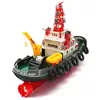 Henglong 3810 RC Rowing Boat Fire Fighting Rescue Radio Control Boat with Water Cooling System RTR 1