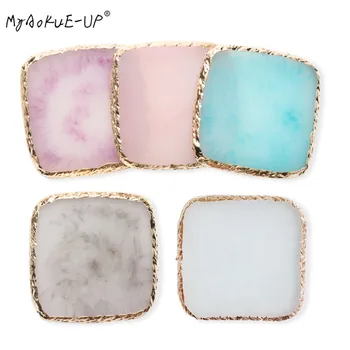 

1 pcs Square Lashes glue Holder False Eyelash Extension Stand Pallet Pad Resin Eyelashes Extension Makeup Tools