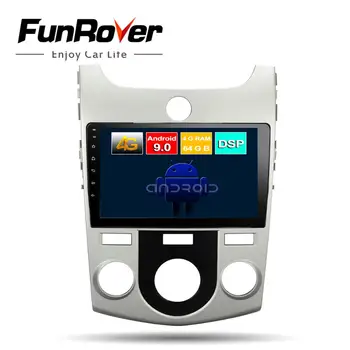 

Funrover android 9.0 octa core car dvd multimedia player For KIA Forte Cerato 2008-2012 radio gps player 4G+64G split screen DSP