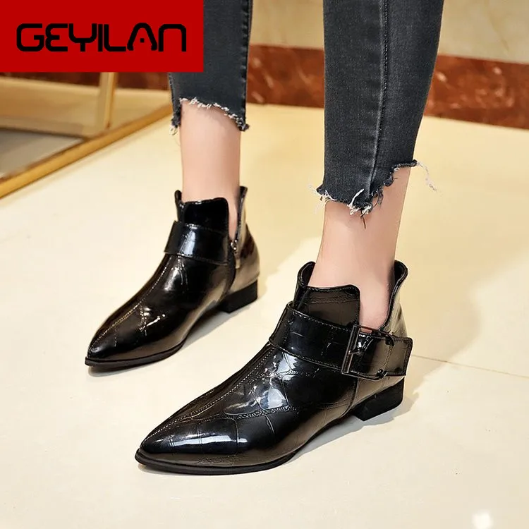 

Hot Sale Women Shoes Genuine Leather Oxford Shoes For Women Flats Shoes Woman Ballet Flats Zapatos Mujer E436