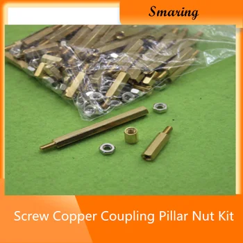 

Screw Copper Coupling Pillar Nut Kit For DIY Smart Car Equipped Robot Part Accessory Tank Chassis For Arduino Development Board