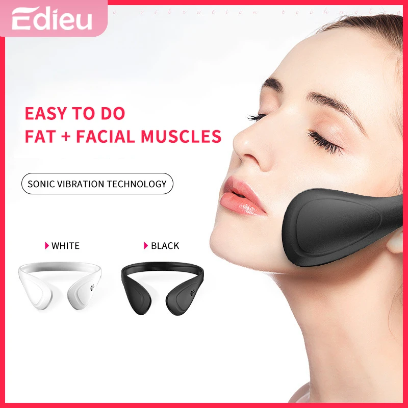 

Thin Face Lift Massager V Facial Massage Instrument Skin Care Beauty Tools EMS Current Reduce Wrinkles Bluetooth Control