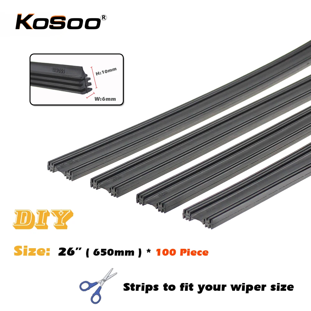 Мягкая резиновая щетка стеклоочистителя 26 дюймов 100 мм 650 мм|wiper blade|rubber wiper bladecar
