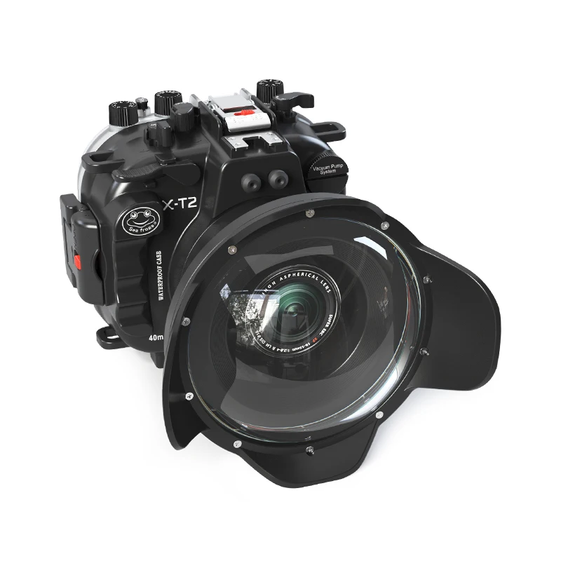 

For Fujifilm X-T2 XT2 Underwater camera housing with Dry dome port diving case cover for Outdoor Surfing Swimming Photo Video