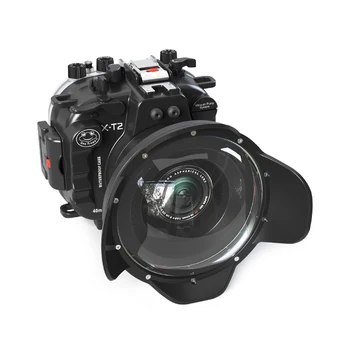 

For Fujifilm X-T2 XT2 Underwater camera housing with Dry dome port diving case cover for Outdoor Surfing Swimming Photo Video