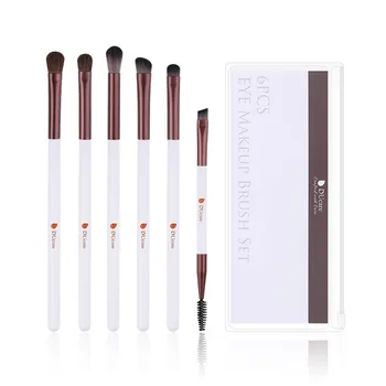 

6 pcs/set Makeup Brushes Set Eyeshadow Brush Eyebrow Comb Brush Lip Brush Kit Makeup Tools - H