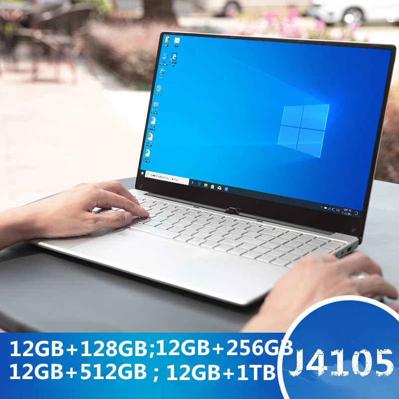 Четырехъядерный процессор Intel Celeron J4105 15 6 дюйма Windows 10 Pro 1920*1080 стеклянная панель