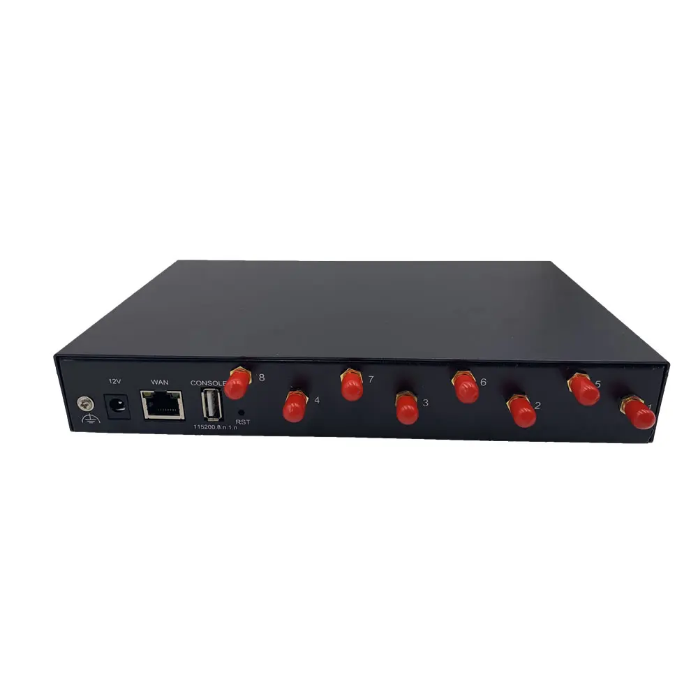 

2G GSM 8 SIP Voice Wireless Modem, Support SMPP Http API Data Analysis And SMS Notification System Gateway