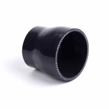 

W/ 2x T-Bolt Clamps Silicone Hose Universal 2Mpa 3.5in to 3in Black Coupler