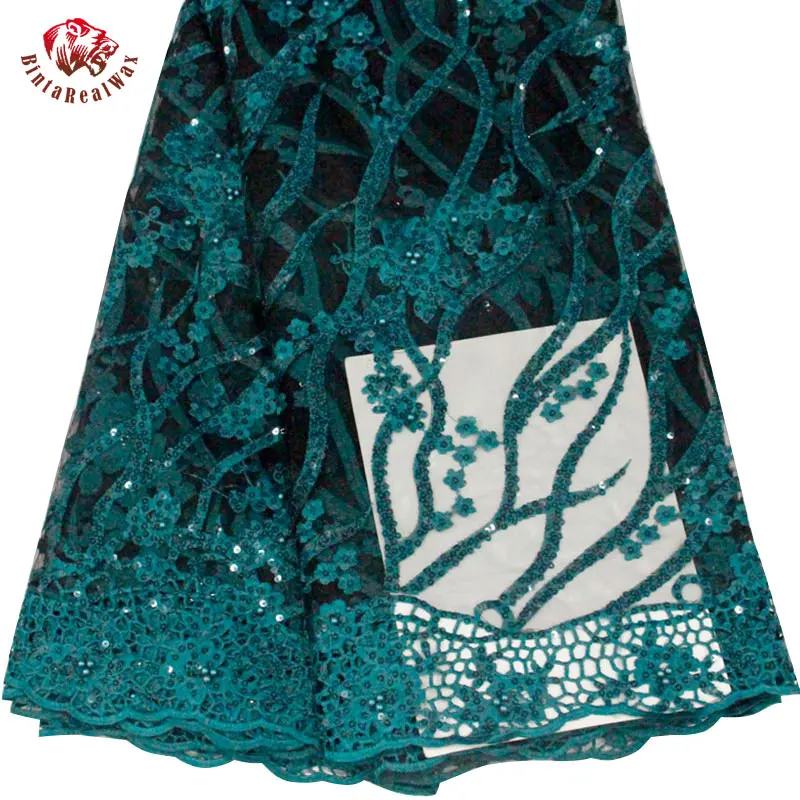 Африканский французские бисерные кружева ткань высококачественный каменный кружевная ткань в нигерийском стиле 5 ярдов/партия кружевная ткань для свадебного LA1227
