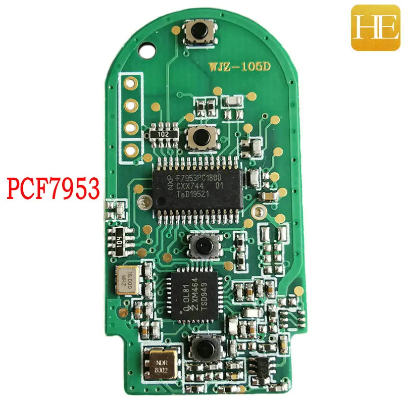 HE XIANG REMOTE CONTROL CAR KEY FOR BMW F 5 7 X5 X6 2014 2015 2016 CAS4 CAS4+ FEM 315/434/868MHZ ID49 PCF7945 7953 KEYLESS ENTRY