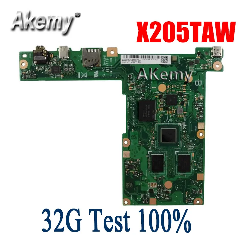 Материнская плата для ноутбука Amazoon X205TA For Asus X205TAW X205T X205 тестовая оригинальная