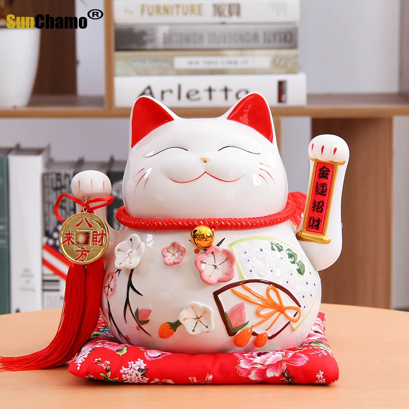 Счастливая кошка электрическая встряхивающая рука Манеки Neko большой
