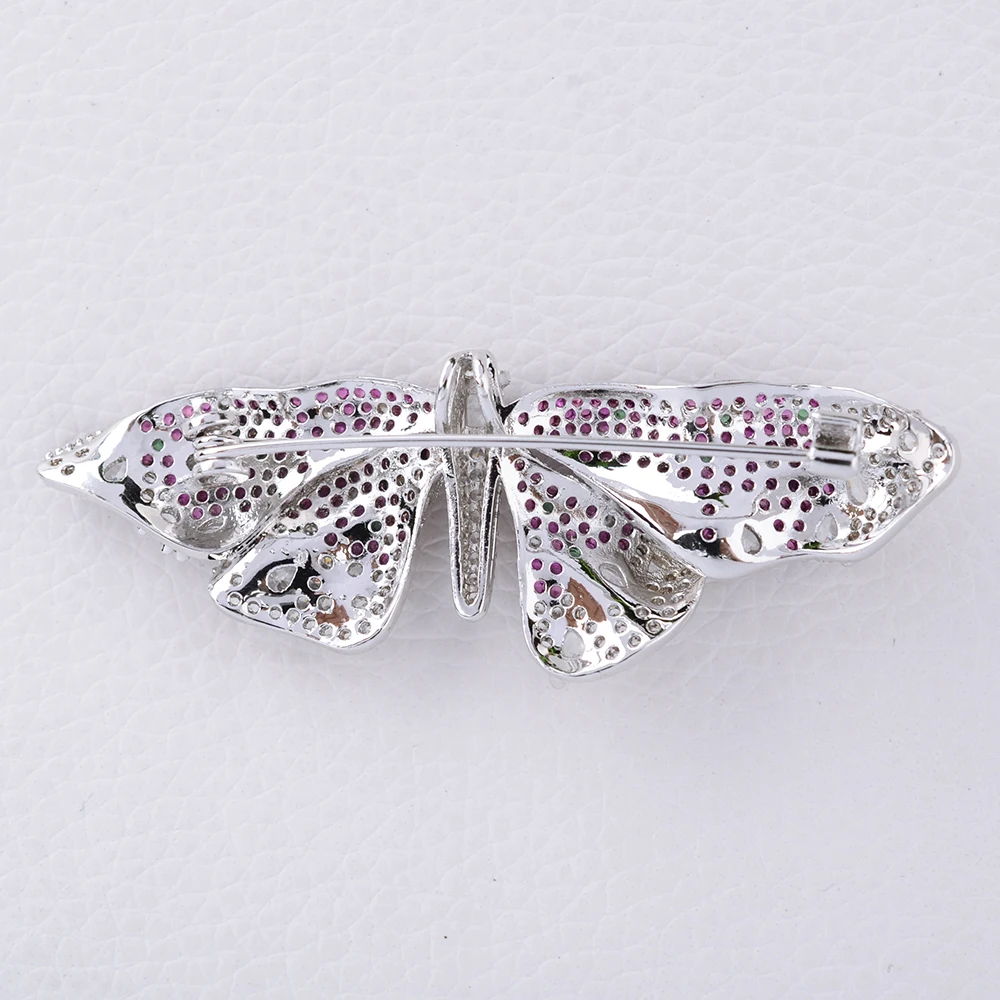 61X21MM Women's High Quality bow Fashion Style brooch For Woman Christmas Gift
