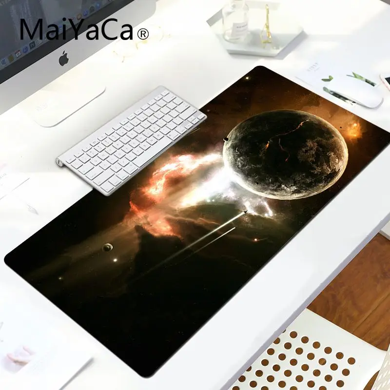 LockEdge 30X90cm MaiYaCa дизайн наружное пространство ноутбук компьютерная коврик для мыши Большой Коврик Для Мыши Компьютерный коврик для ПК - Цвет: LockEdge 30X90cm