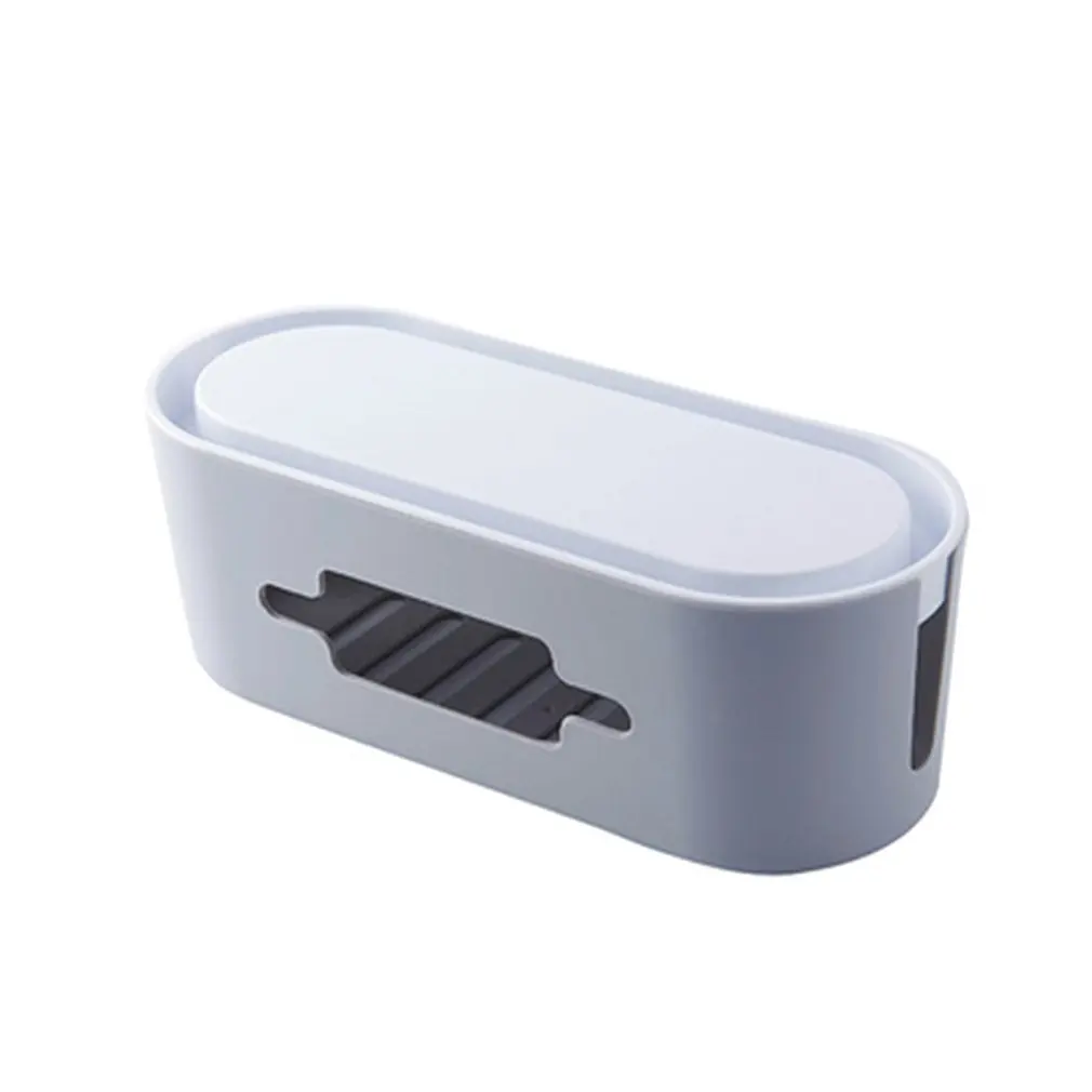 Cable Storage Box Power Strip Wire Case Anti Dust Charger Socket
