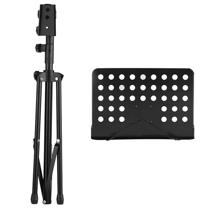 Portable Metal Music Stand Detachable Musical Instruments for Piano Violin Guitar Sheet Music Guitar Parts Accessories