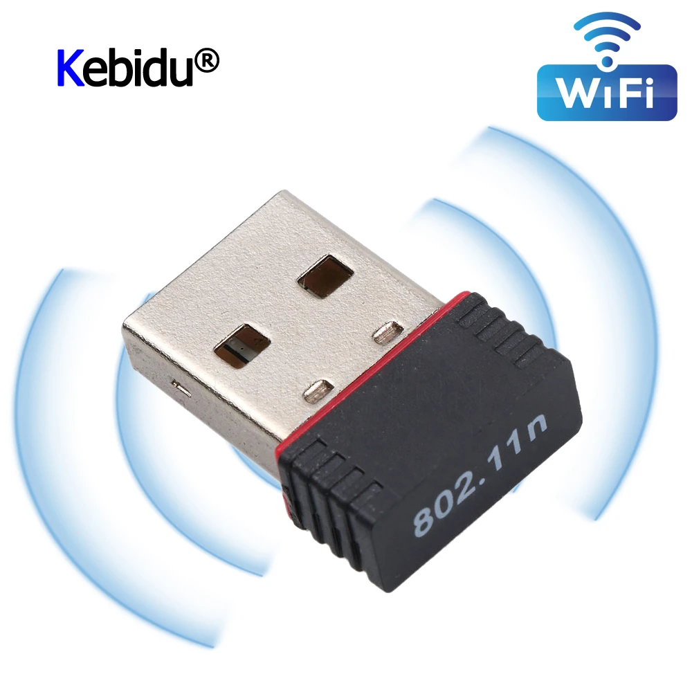 León Halar Crónico Mini tarjeta de red USB 2,0, adaptador inalámbrico WiFi, tarjeta LAN de red  de 150Mbps, 802,11 N/g/b, adaptador MT7601/RTL8188EU para PC y Escritorio| Tarjetas de red| - AliExpress