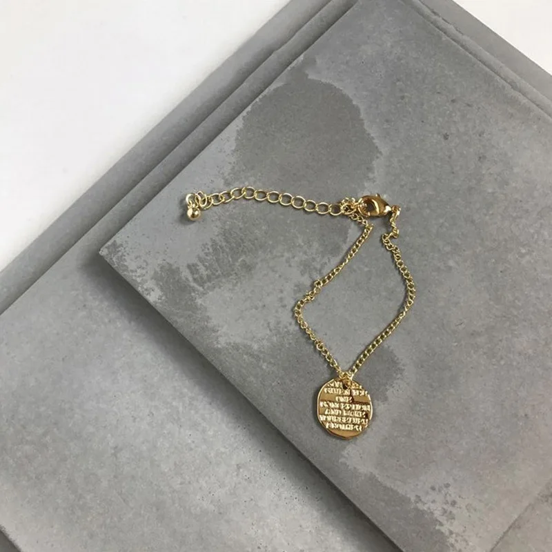 Peri'sbox 7 видов конструкций шикарный золотой браслет-цепочка тумблер застежка прядь жемчужные браслеты жажда монета с портретом кулон браслет Femme - Окраска металла: L