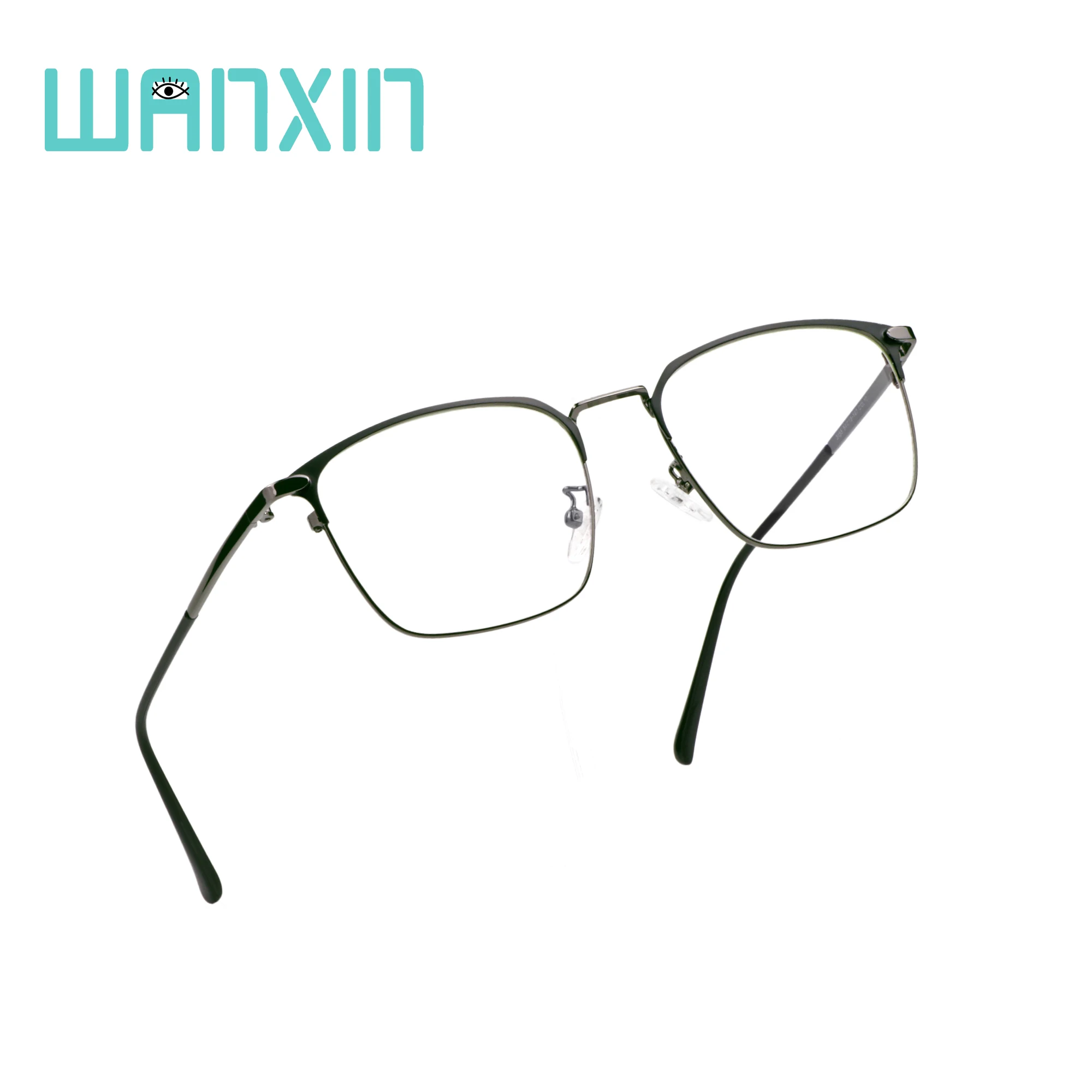 grayblack Wanxin очки для чтения в большой оправе, синий светильник, блокирующие очки, очки для чтения - Цвет оправы: grayblack