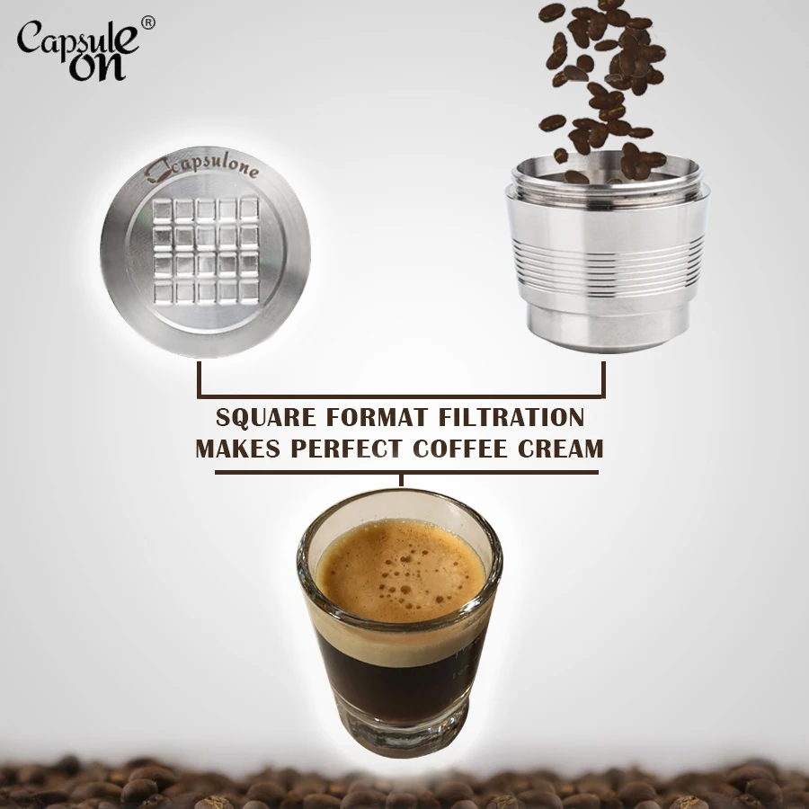 3 шт./компл. с фильтром для кофемашины Nespresso Нержавеющая сталь многоразового Кофе капсулы Кофе вскрытия многоразовые Кофе Pod Бизнес на день рождения Кофе посуда подарок