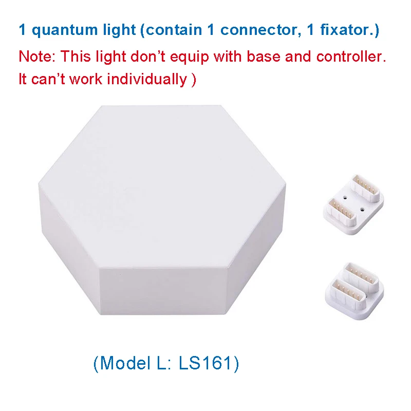 LS-161 LifeSmart светодиодный квантовый светильник умная Геометрическая Сборка DIY лампа WiFi работа с Google Assistant Alexa Colo светильник приложение умное управление - Цвет: LS-161