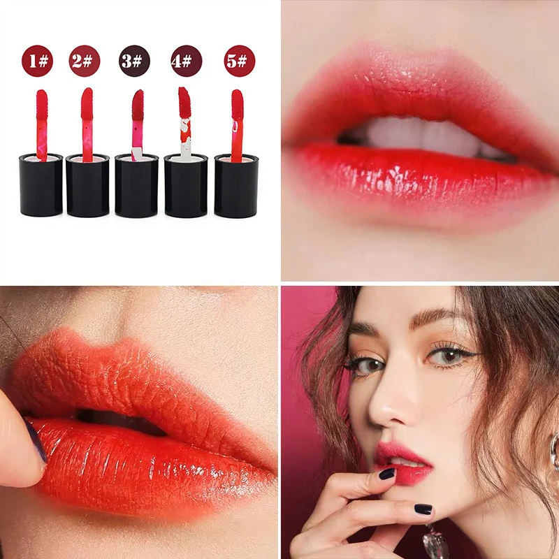 

Makeup Waterproof Multifunctional Lip Gloss Tint Paints Liquid Lip Gloss Blusher MakeUp Cosmetics Rouge Water Korean