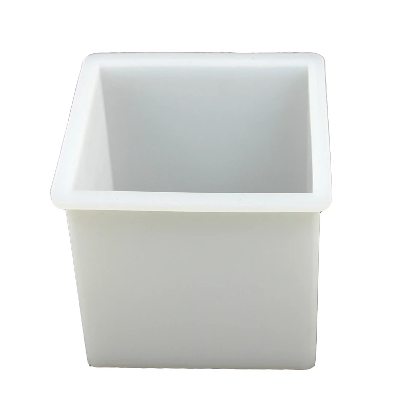 New 1pc White DIY Resin Epoxy Mold Silicone Mold 10*10cm Square Cube Mold 4