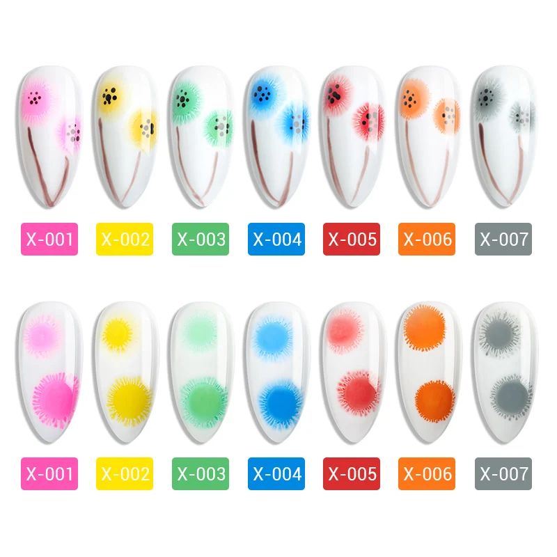 Modelones Blossom УФ-гель для ногтей замачиваемый Цветущий гель с цветами лак DIY Дизайн ногтей рисунок УФ Гибридный гель эмаль