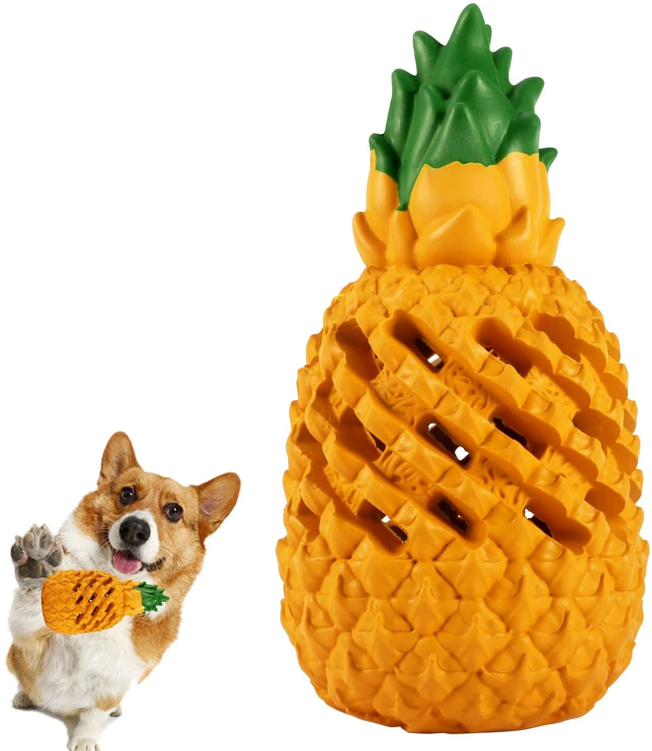 De stad Gluren naar voren gebracht Ananas Hond Kauwen Speelgoed Voor Agressieve Chewer Safty Huisdier  Speelgoed Voor Grote Medium Kleine Honden Puppy Voedsel Doseren Bal Tandjes| Honden Speelgoed| - AliExpress