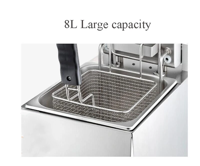 8L Auto Lift-up Electric fryer Commercial Deep Fryer for Potato