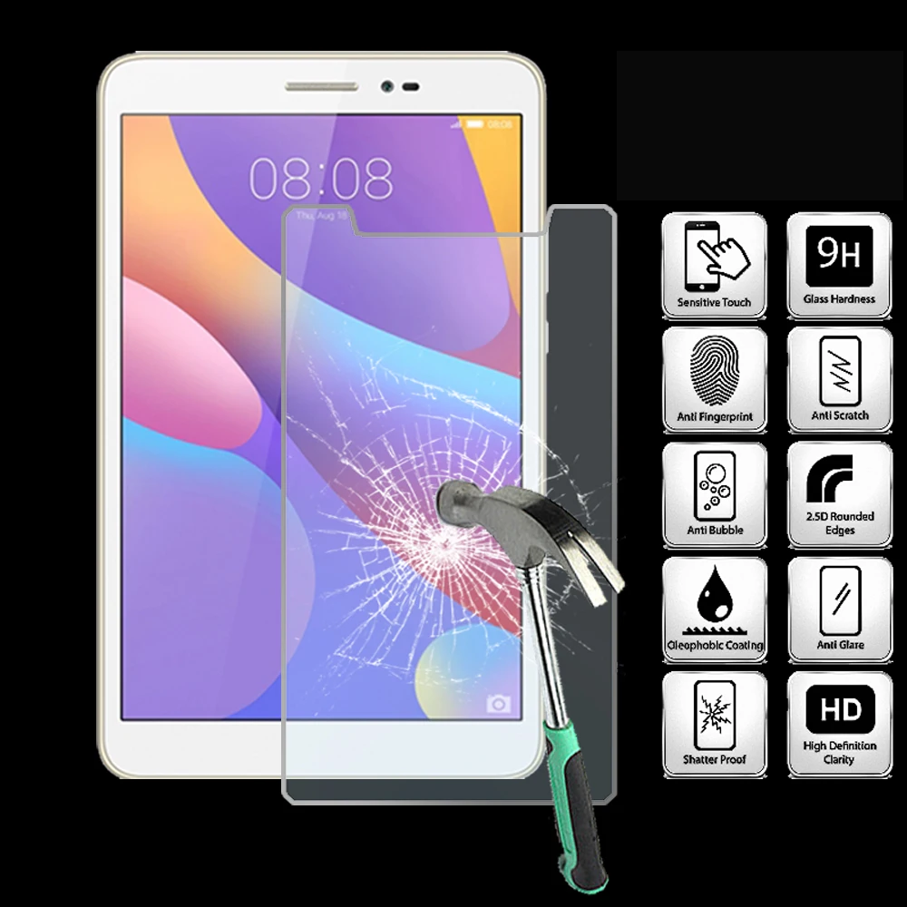 

For Huawei MediaPad T2 8 Pro - 9H Tablet Tempered Glass Screen Protector Cover Explosion-Proof High Quality Screen Film