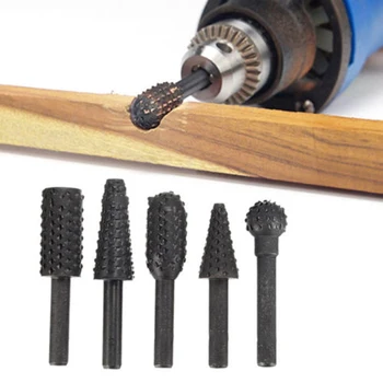 

Set Drill Bits Replaces Kit High carbon steel 5pcs Cutting Woodworking Wood Carving 1/4'' Replacement Drilling Power Tools