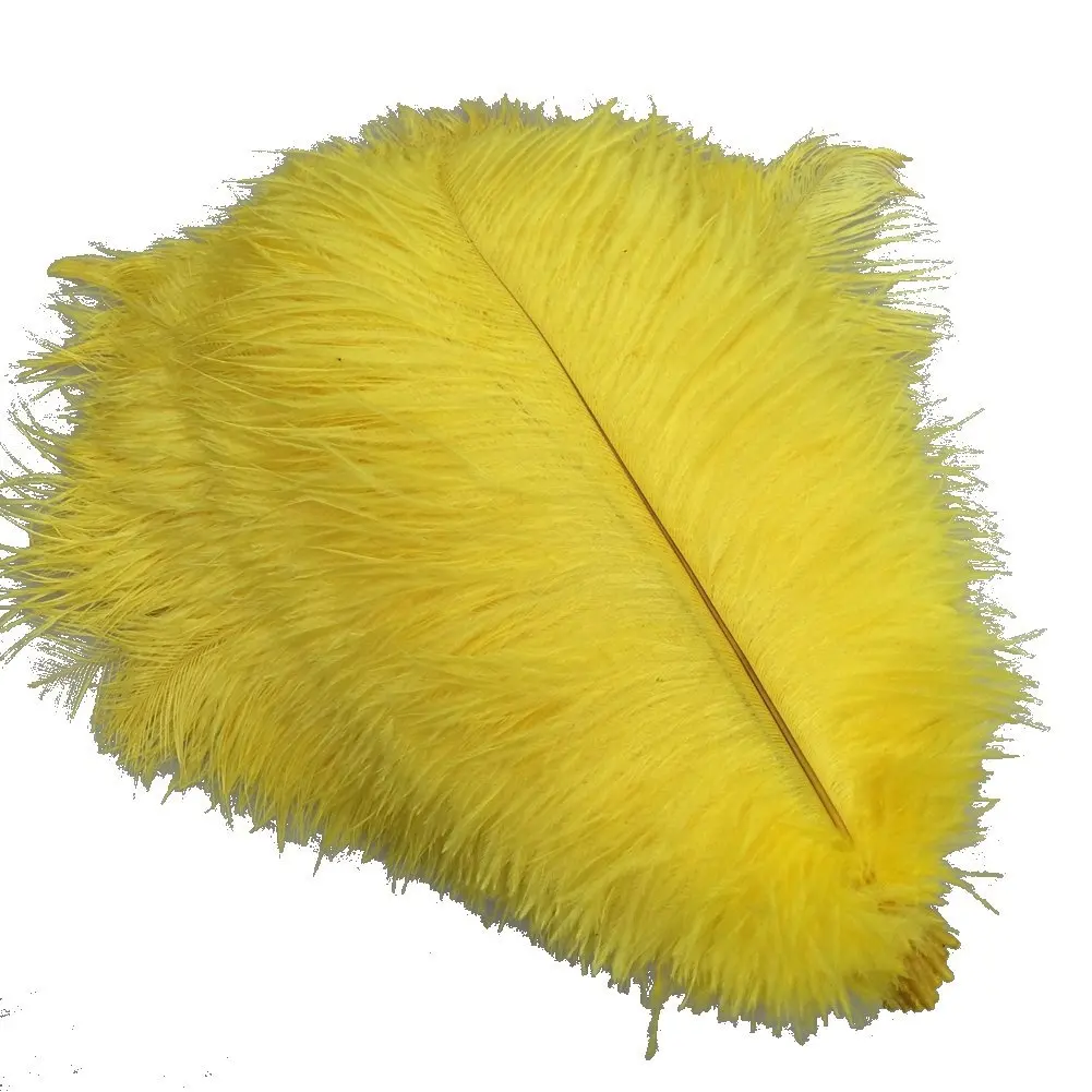 Yellow Feathers for Crafts