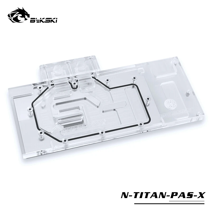 Bykski N-TITAN-PAS-X блок водяного охлаждения Gpu для NVIDIA GTX TITAN XP/X-Pascal/ GTX1070/1080/1080TI