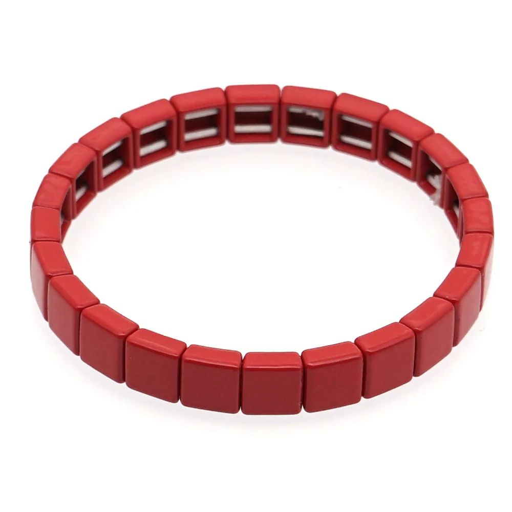 Shinus трендовые браслеты, браслет для женщин, Pulseira Mujer, эмаль, плитка, бисер, ювелирное изделие, бренд, настраиваемый, дружба, Bileklik