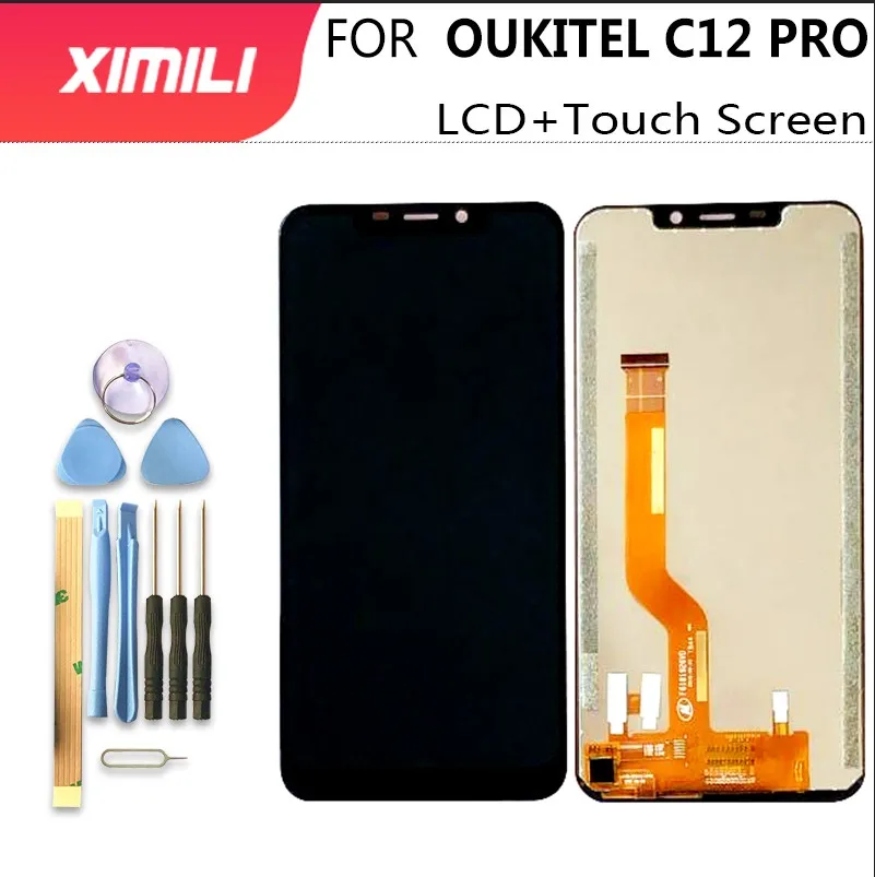 ЖК-дисплей и сенсорный экран OUKITEL C12 PRO 100% оригинальный протестированный ЖК-экран