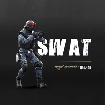 

1/18 FIGURE - JOY TOY 10.5 CM tall SWAT soldier Cross Fire(CF)