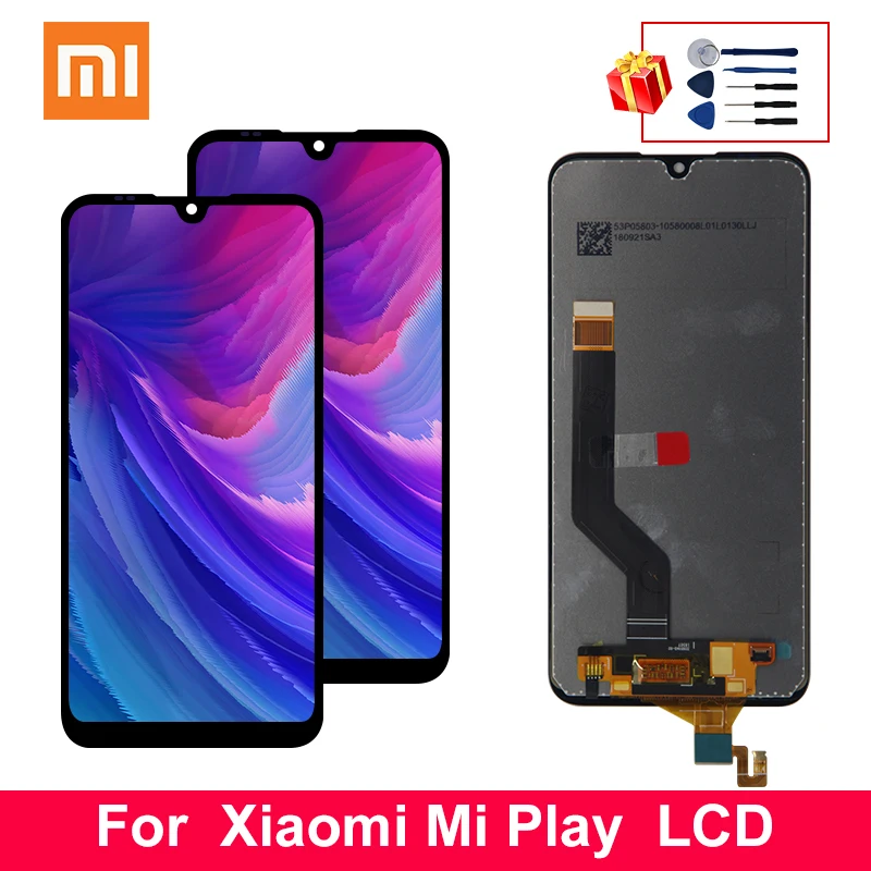 5 84 &quotдля Xiaomi Mi Play ЖК экран сенсорный дигитайзер Запасные части для дисплей|Экраны мобильных телефонов| |