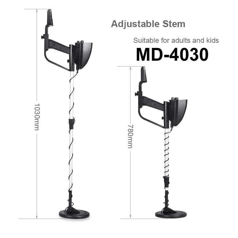 Металлоискатель MD4030 подземные детекторы золота MD-4030 длина регулируемый Охотник за сокровищами искатель портативный Охотник детектор